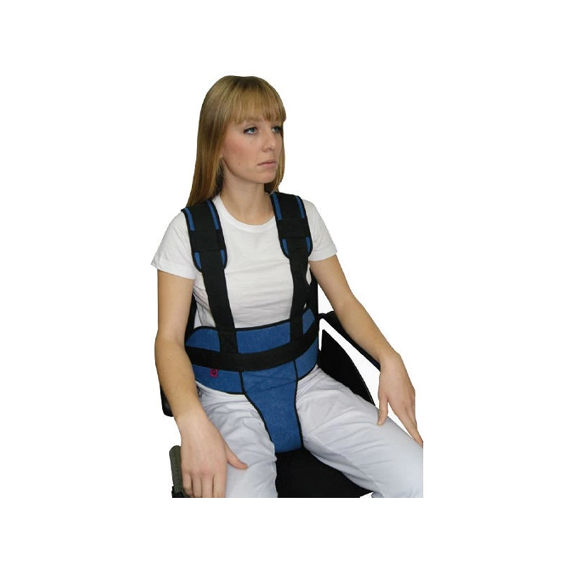 limpiar superstición Chirrido Cinturón de sujeción abdominal acolchado con tirantes y cinta perineal para  sujecion silla de ruedas ubio