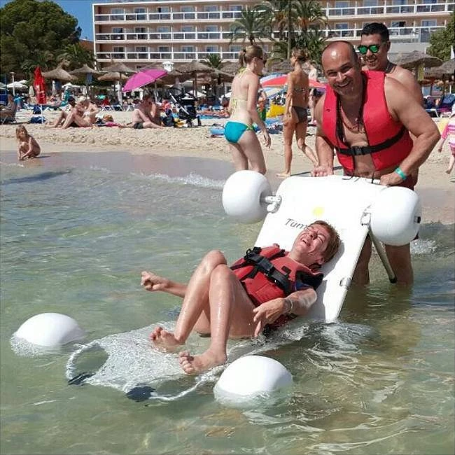 Tumbona de Playa con Ruedas para Discapacitados OCEANIC SUN